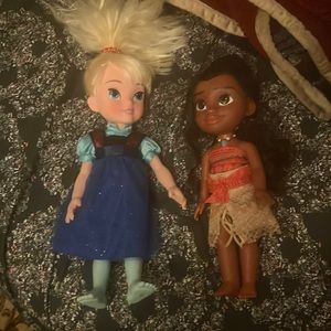 Two Disney dolls